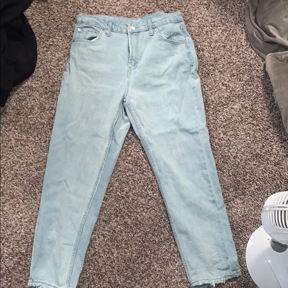 Light Wash Mom Jeans - Picture 1 of 4
